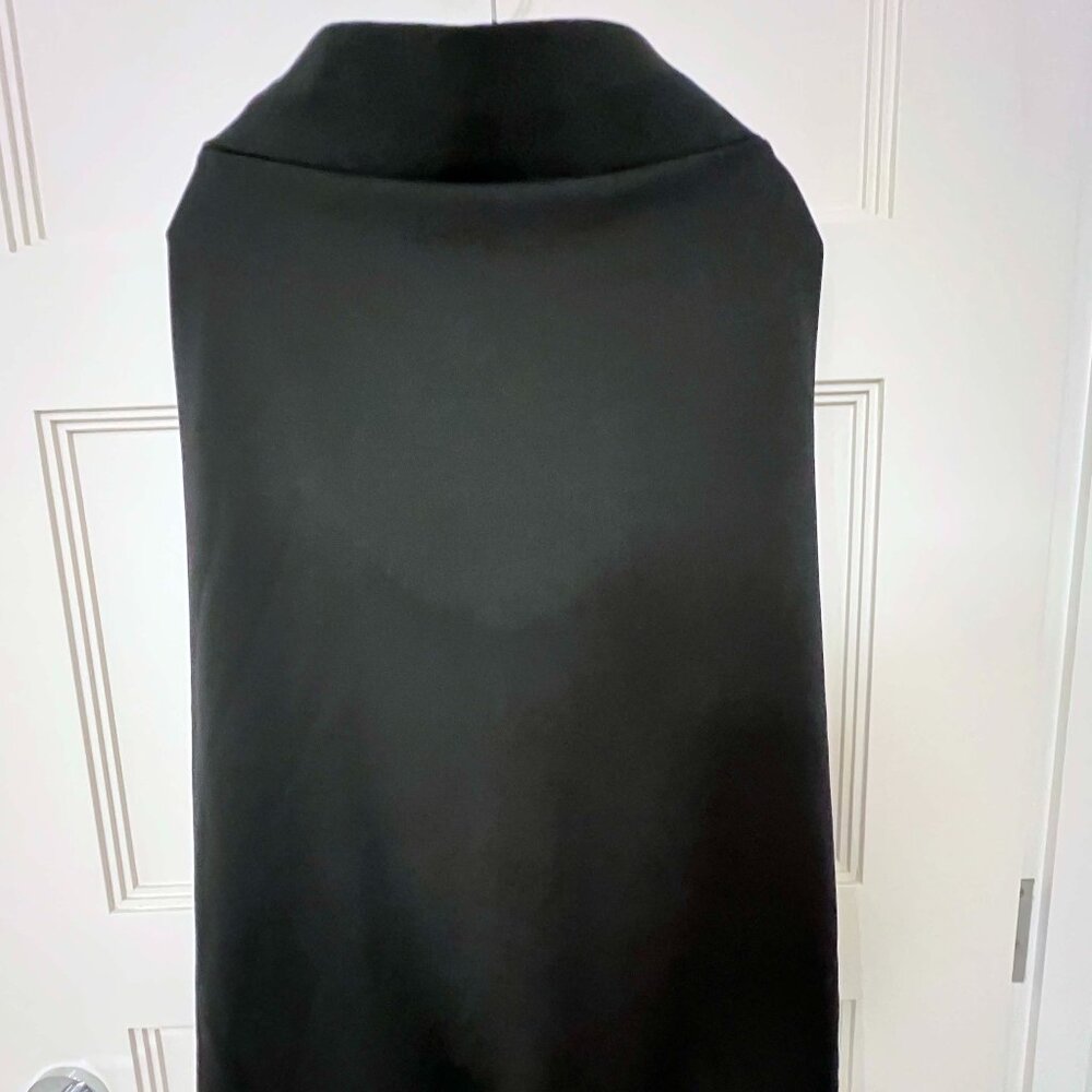Black Body Con Knit Midi Skirt 22W